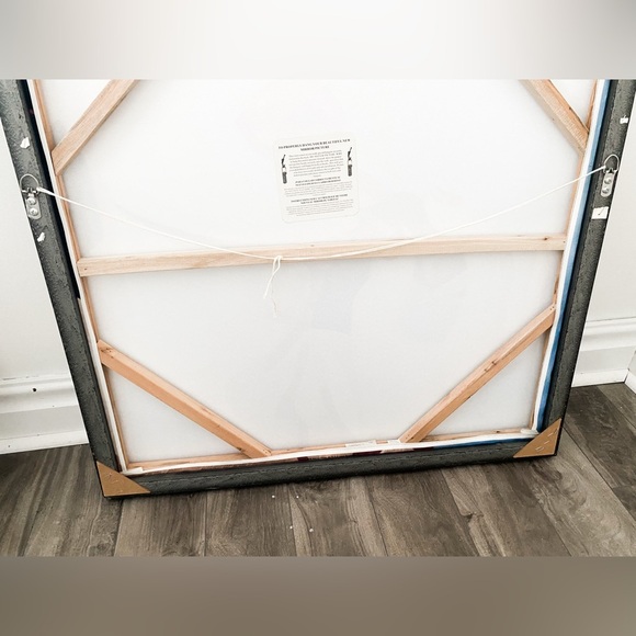 Modern Fashion Wall Art with Frame - 28” x 28” - Home Decor - Picture 5 of 5